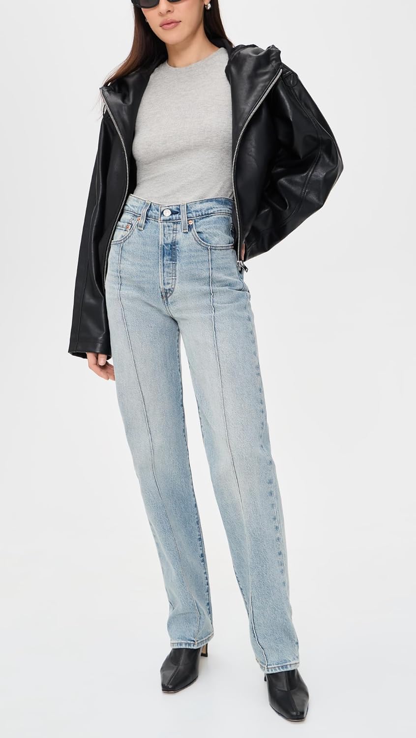 Levi's Womens Ribcage Full Length - Image 5