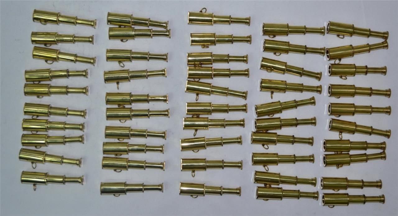 NauticalMart Brass Telescope, Key Chain Wholesale Lot of 100pcs image 4