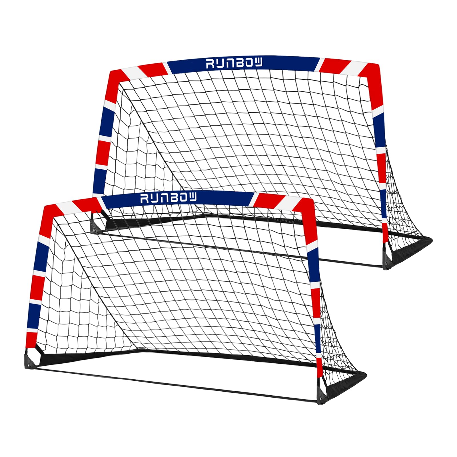 7x5 ft Kids Football Goal, Portable Junior Practice Soccer Net for Garden