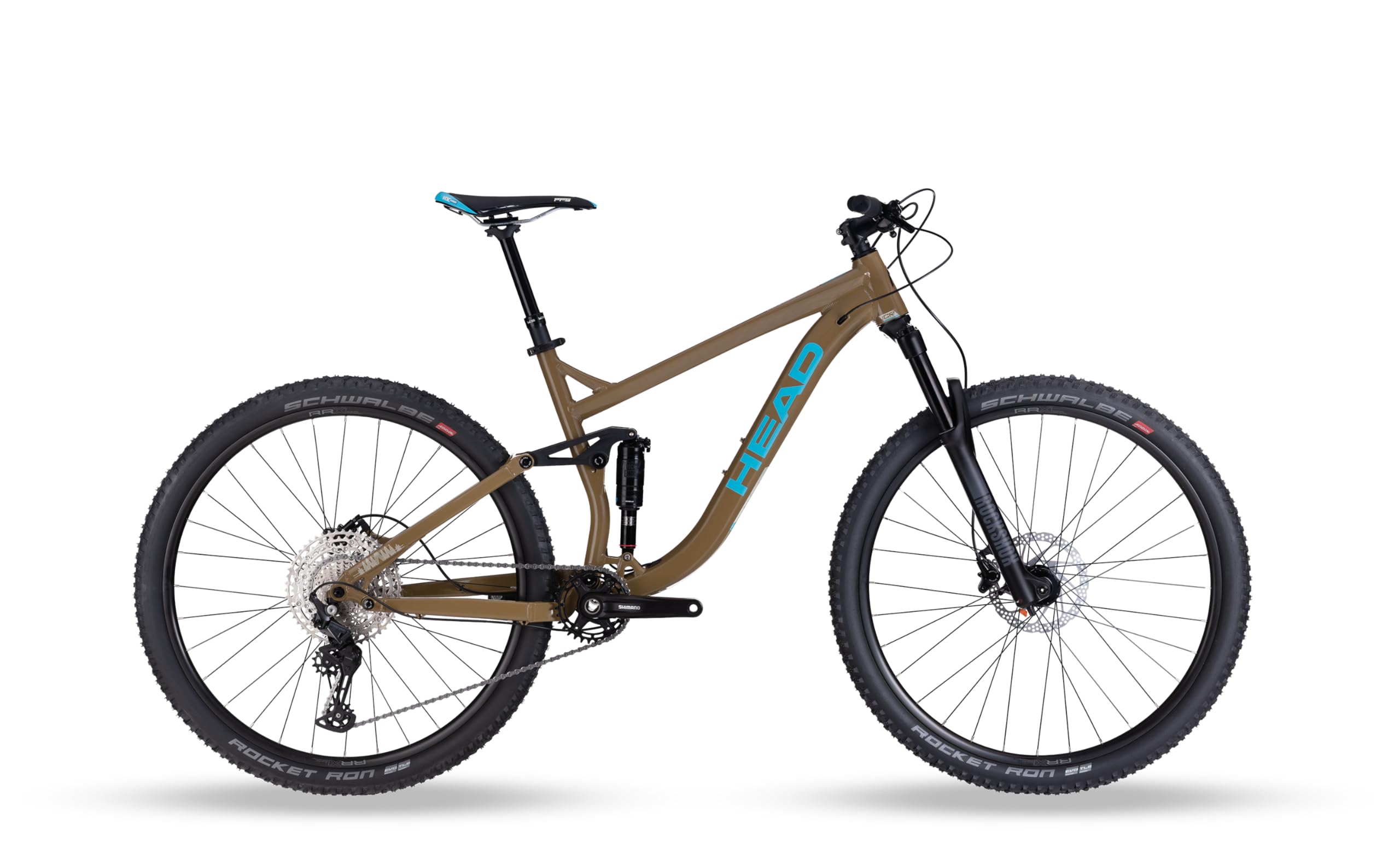 Head Unisex - Adult Adapt Edge 1.0 Full Suspension Bike, Khaki