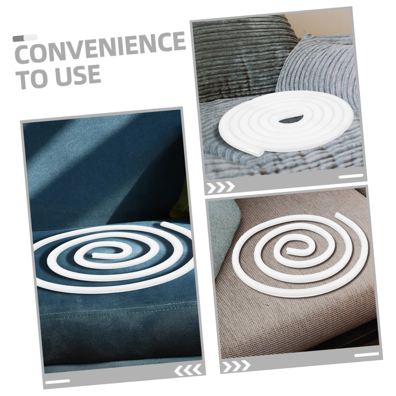 BESPORTBLE Bande D'étanchéité en Mousse de Calage pour Fixer Coussin Canapé Bâton Mousse Canapé en Écume Blanche de 2 Mètres Installation Facile et Entretien Salon