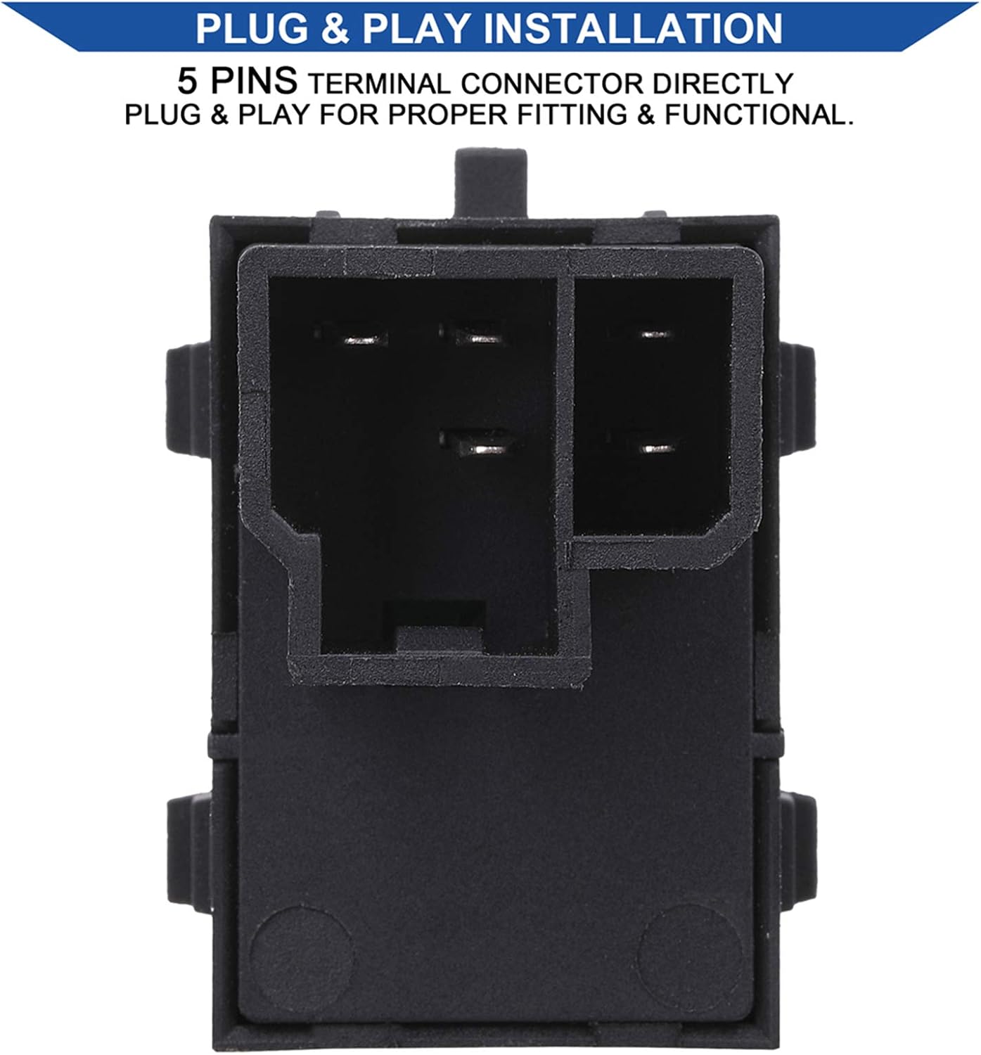 Obaee 3 Pcs Passenger Side Power Window Switches 56007695AC, Compatible with 2002-2009 Dodge Ram 1500 2500 3500 4500 5500, Dakota, Durango, Intrepid, Stratus, Jeep Cherokee, Chrysler 300M, LHS