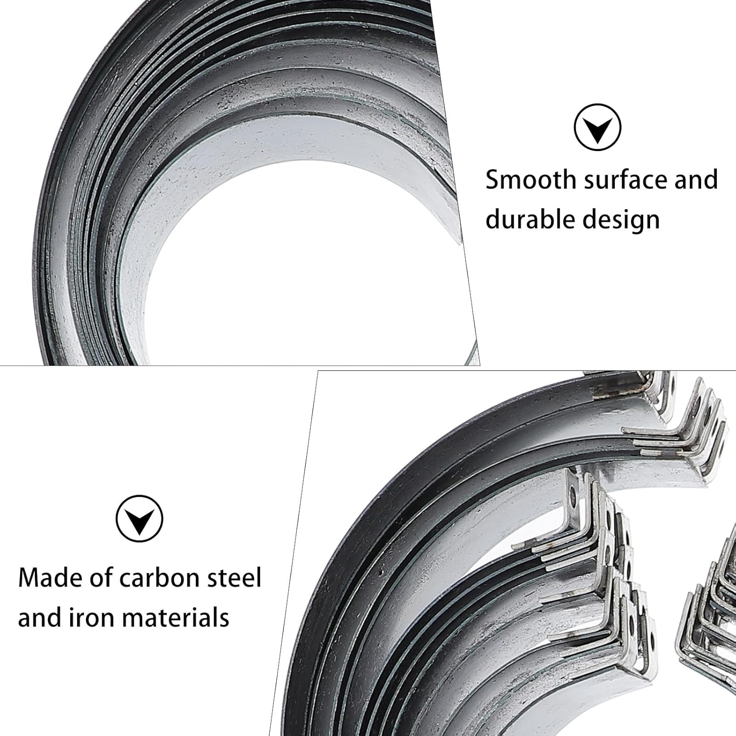 Hemoton Piston Ring Compressor Tool Set with Piston Ring Pliers and Bands for Car and Truck Engine Cylinder Installation and Removal