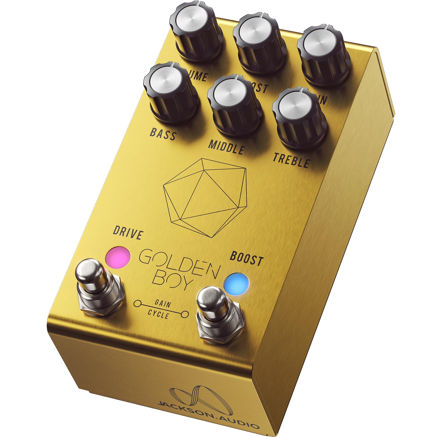 ギター JACKSON AUDIO GOLDEN BOY Golden Boy Transparent Overdrive - Joey Landreth Signature