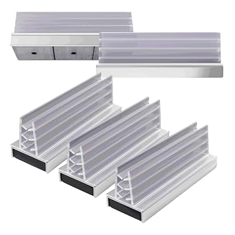Master Magnetics Magnetic Sign Holder Pack - Magnetic Sign Holders for Door Frames, Metal Shelves, Whiteboards - Powerful Magnet - Retail EZ Grip Holder - 3" L x 1" W x 0.75" H - 5-Pack
