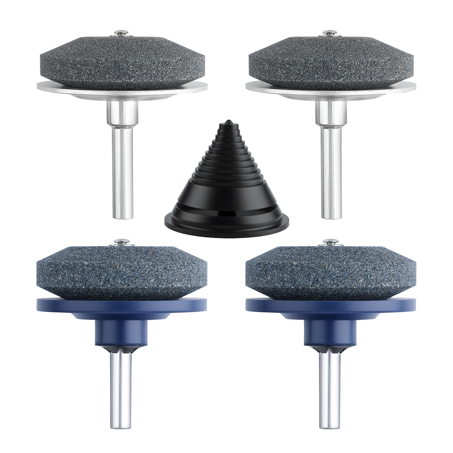Evita vibraciones al cortar el césped con el afilador de cuchillas y equilibrador