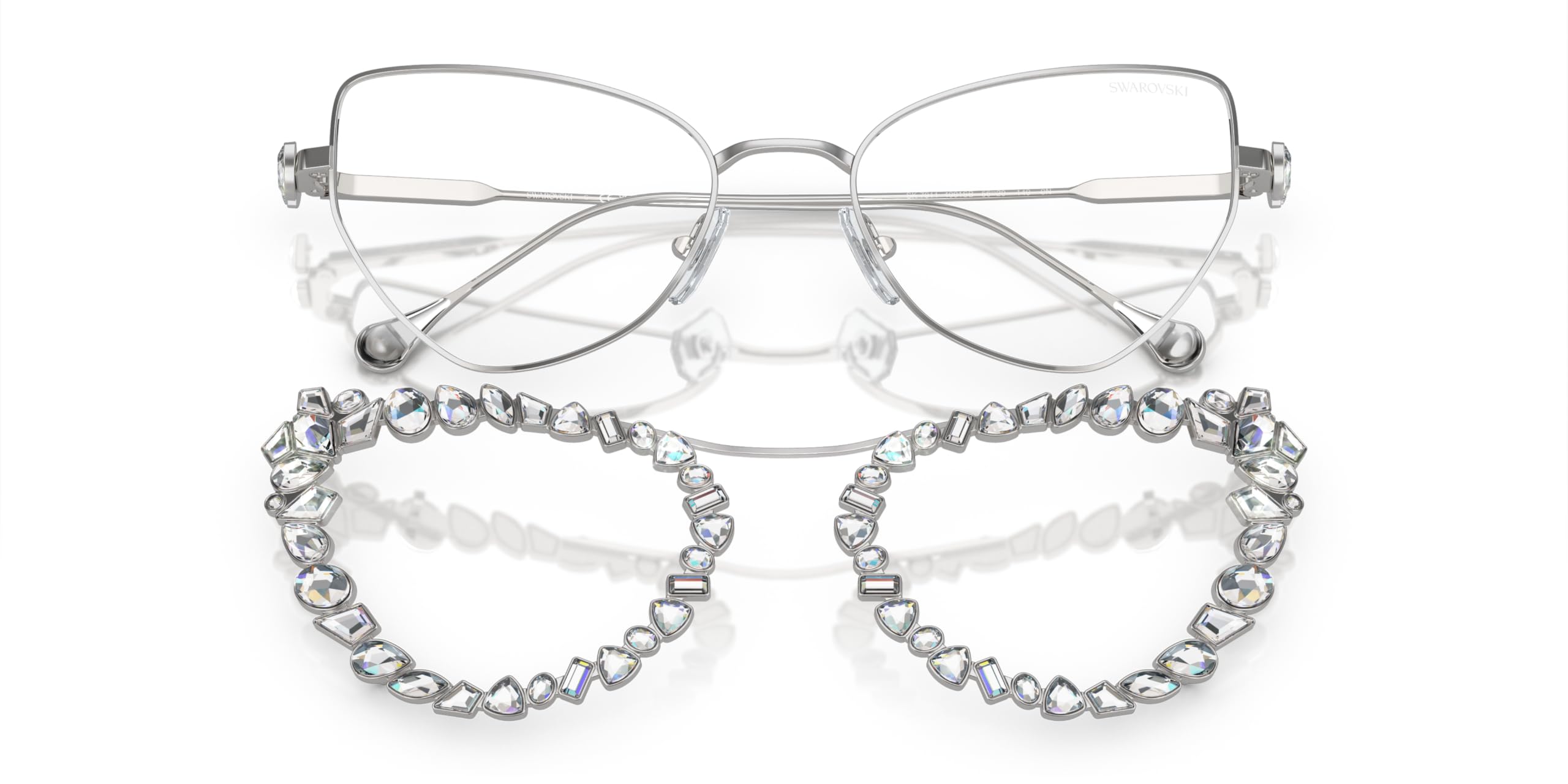 Amazon.com: Swarovski womens Sk 7011 With Crystal Clip-on