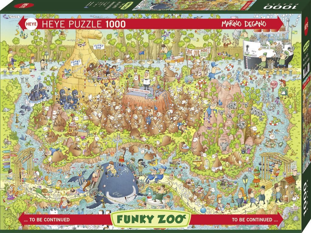 Heye : Puzzle 1000 pcs Funky Zoo/Habitat Australien