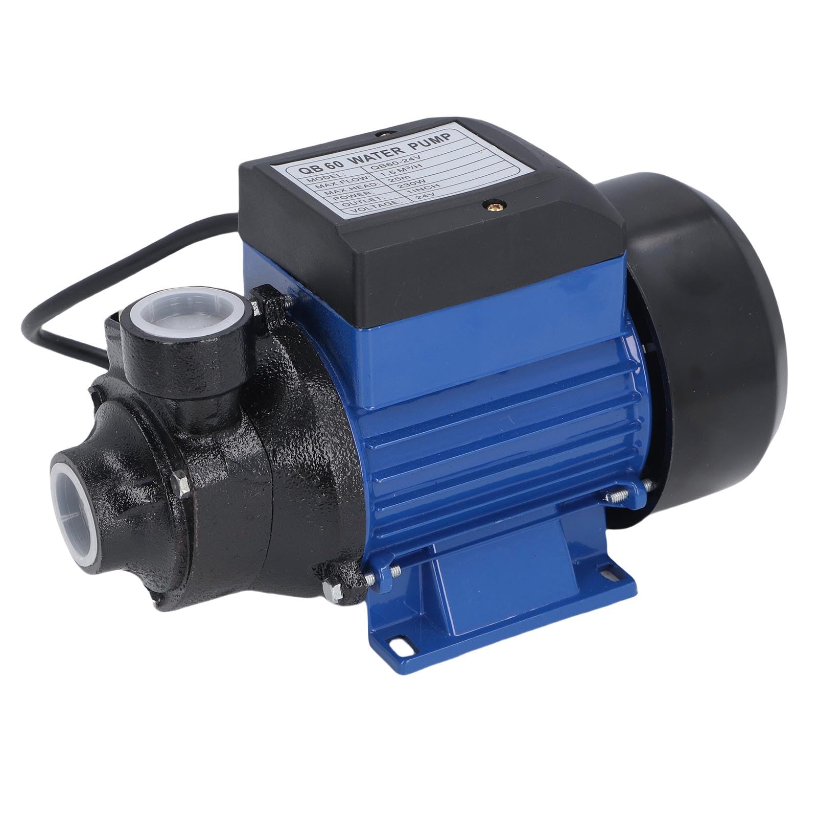 Solarwasserpumpe Taucher Solar -Well -Pumpe 230 W 25 Meter Kopf 1,5 M³/h Durchfluss Doppelkugellager -Design Gusseisenstruktur für Bewässerungswassertransferteiche