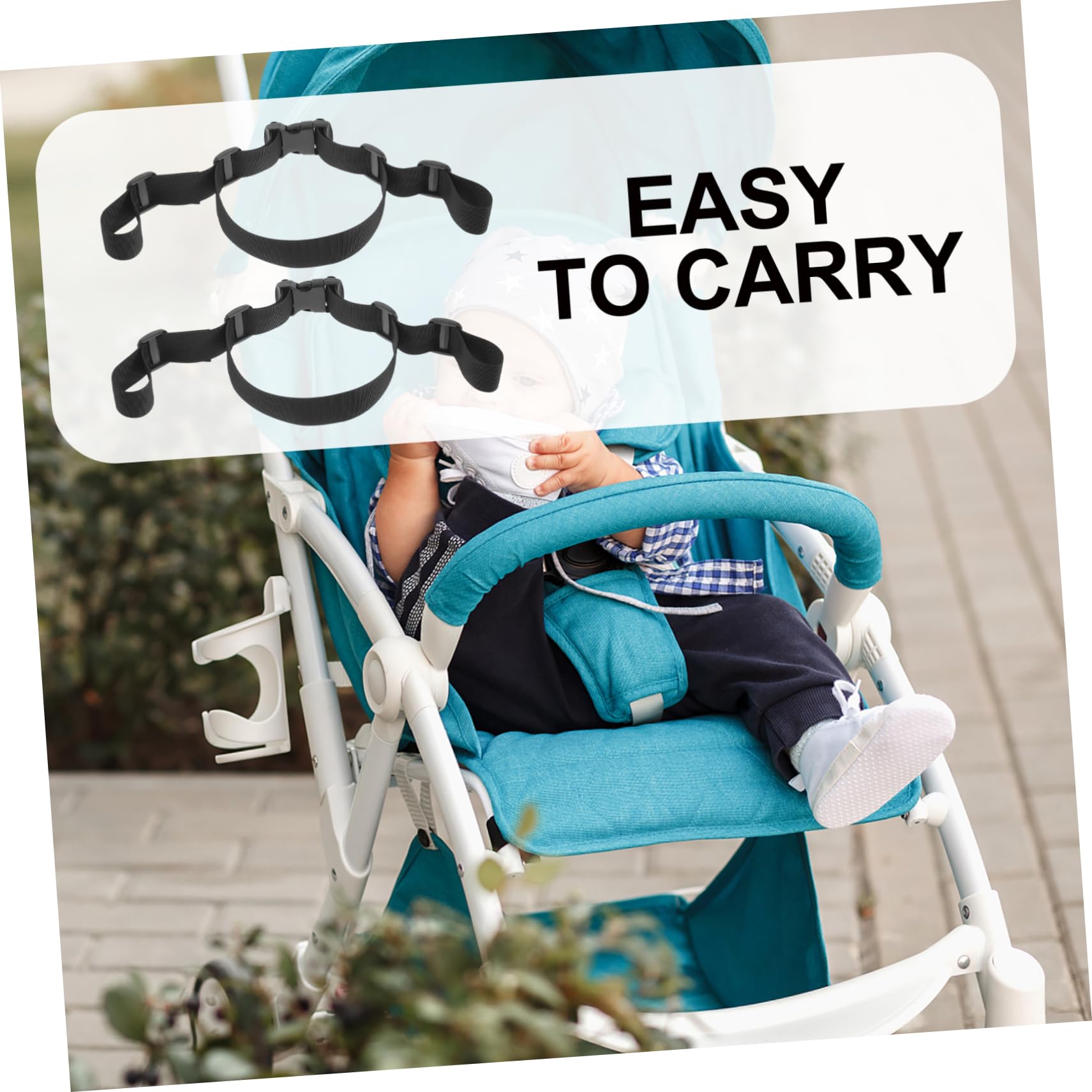 BESPORTBLE 2Pcs Adjustable High Chair Replacement Straps Secure Belt for Stroller Practical Safety Straps for High Chair and Chair
