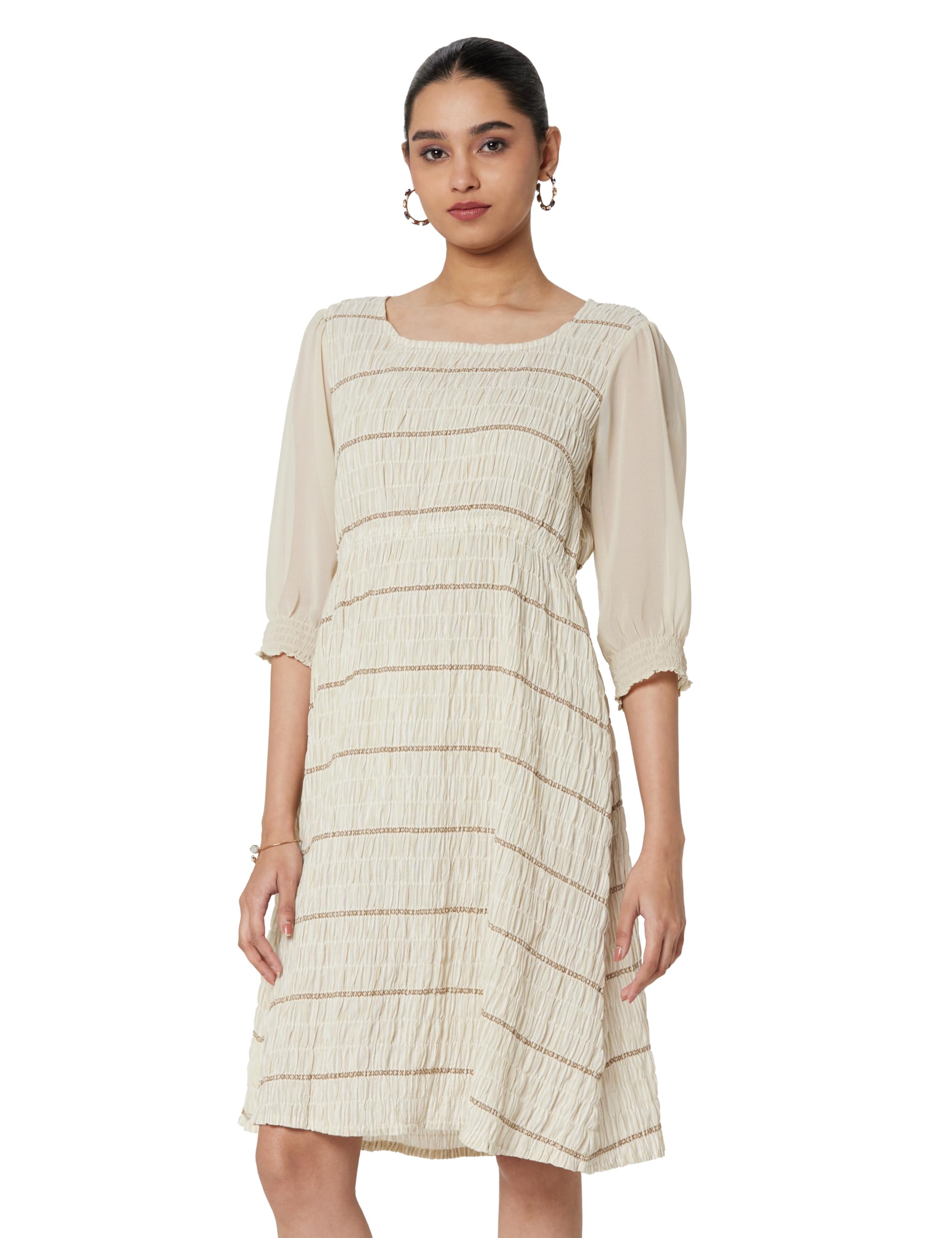 aurelia Women Fit and Flare Midi Dress-picture-41