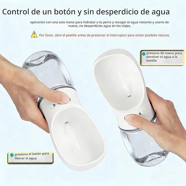 Foto 4 de 6 de COTOP Botella para Perros, 350ml dispensador de Agua Antibacteriano para Mascotas