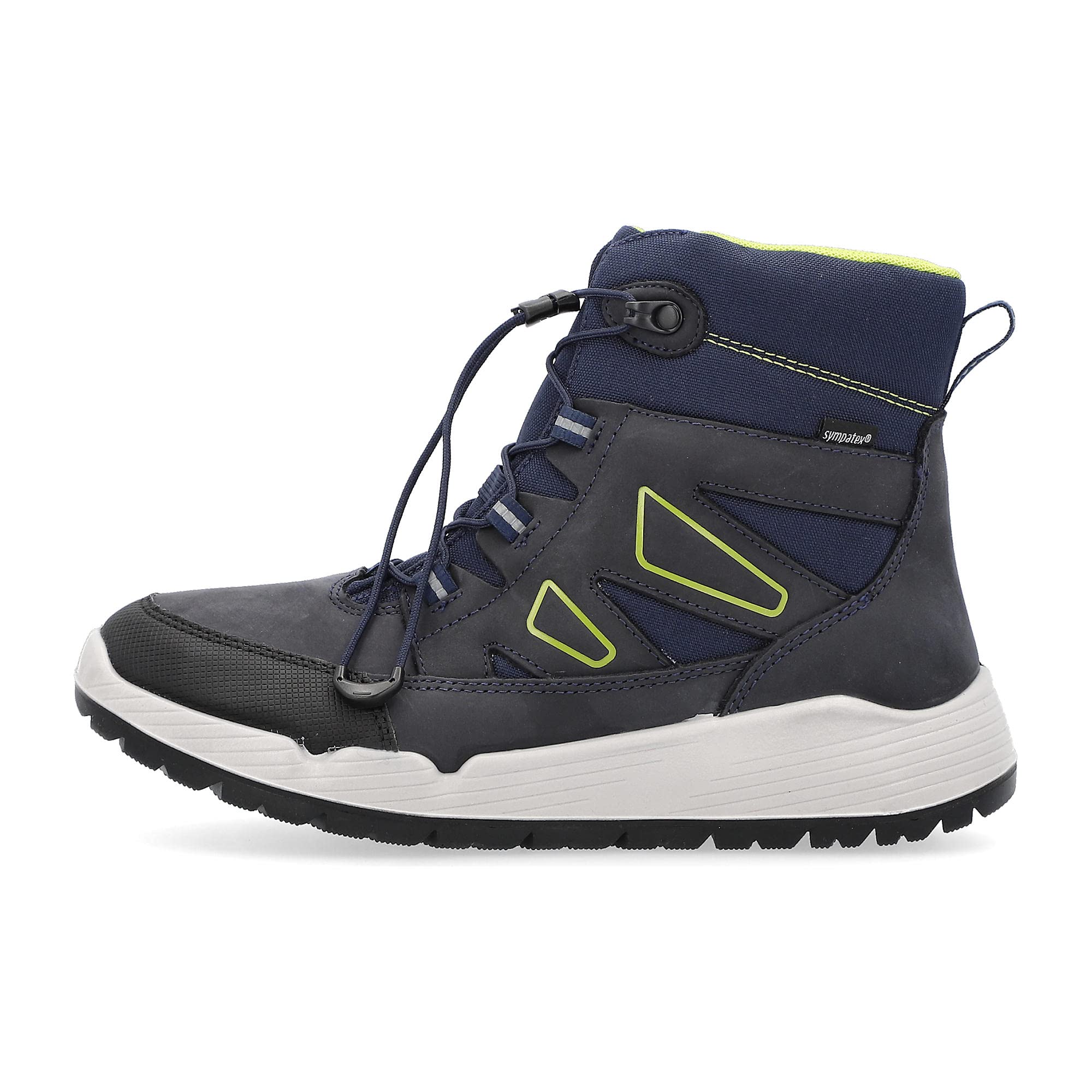Richter Kinderschuhe Rs-1 Snow Boot, Black Atlantic Lime, 4 UK