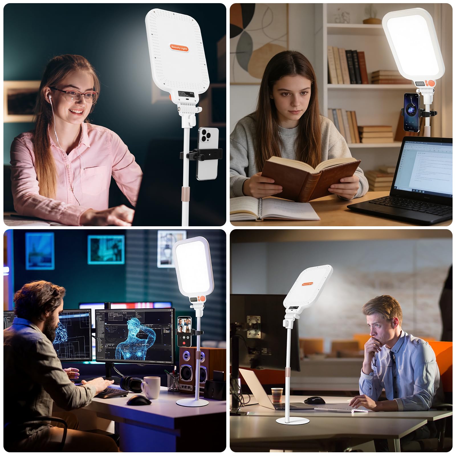 Grande anello luminoso da 9 pollici con supporto, 7000 K professionale a schermo intero grande anello luminoso con supporto per telefono, luce selfie con telecomando per fotografia, TikTok