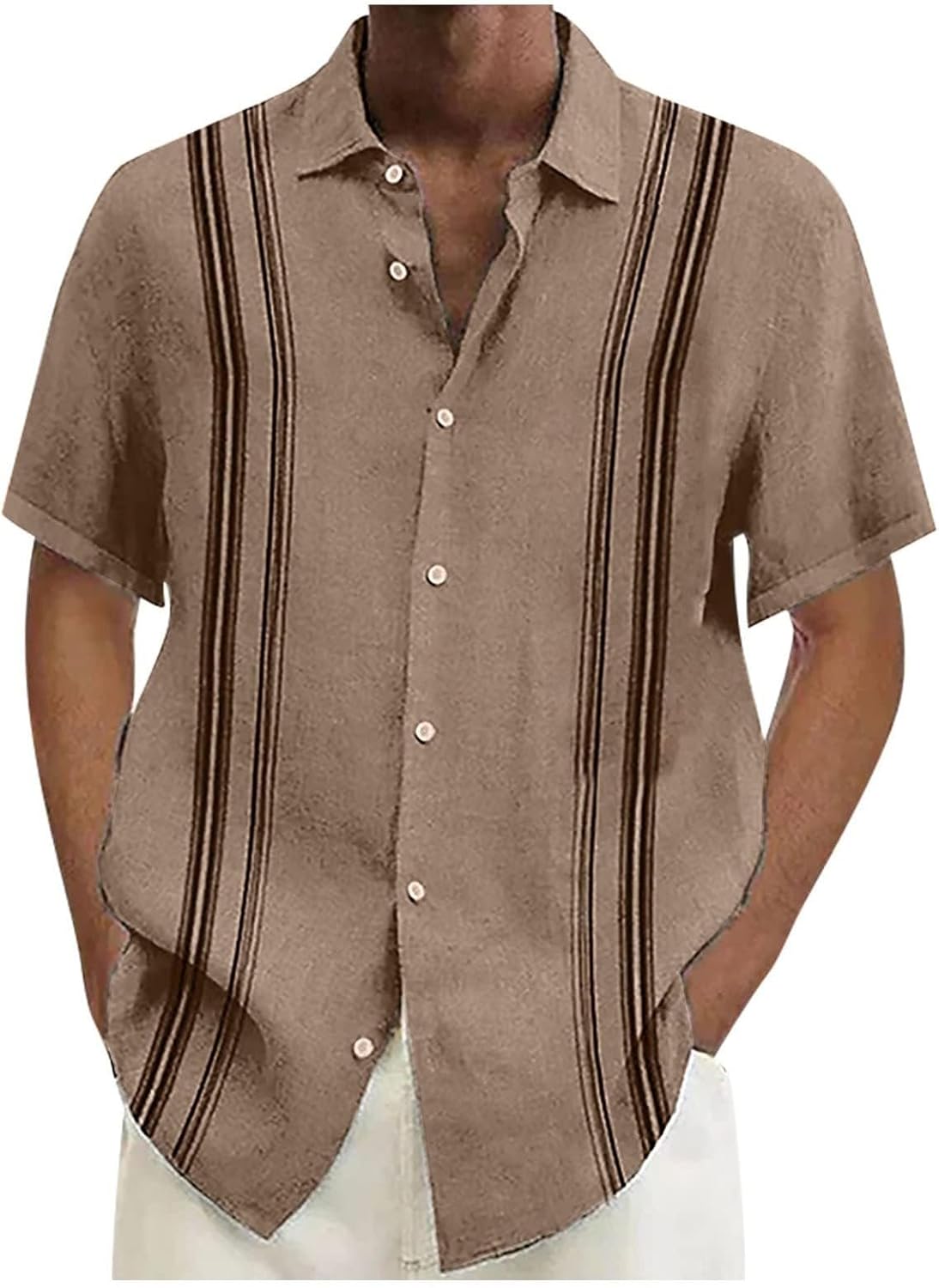 Chemise Hawaïenne Homme Manches Courtes - Tissu Léger Respirant, Grandes Tailles, Style Décontracté Été