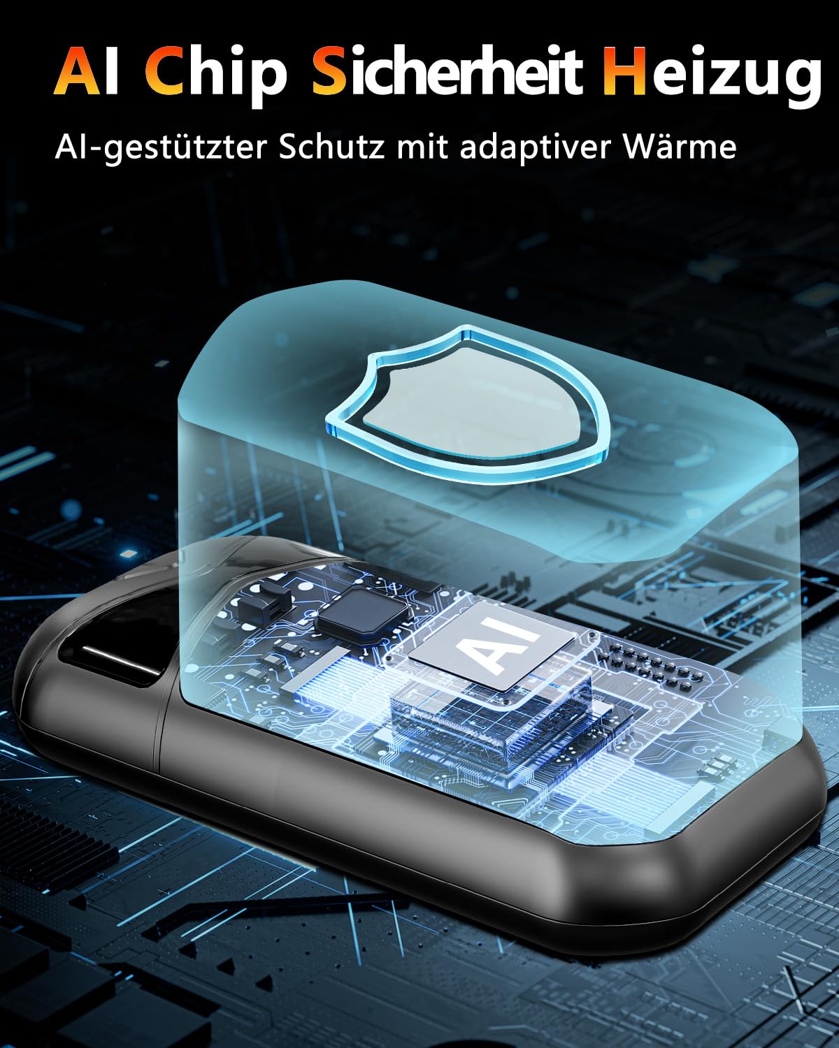 Handwärmer Elektrisch Wiederverwendbar 2er-Pack,7000mAh Magnetisch Taschenwärmer aufladbar Hand Warmers 3 Heizstufen bis zu 55°C, Tragbare Klein Taschen Wärmer für Kinder/Männer/Frauen