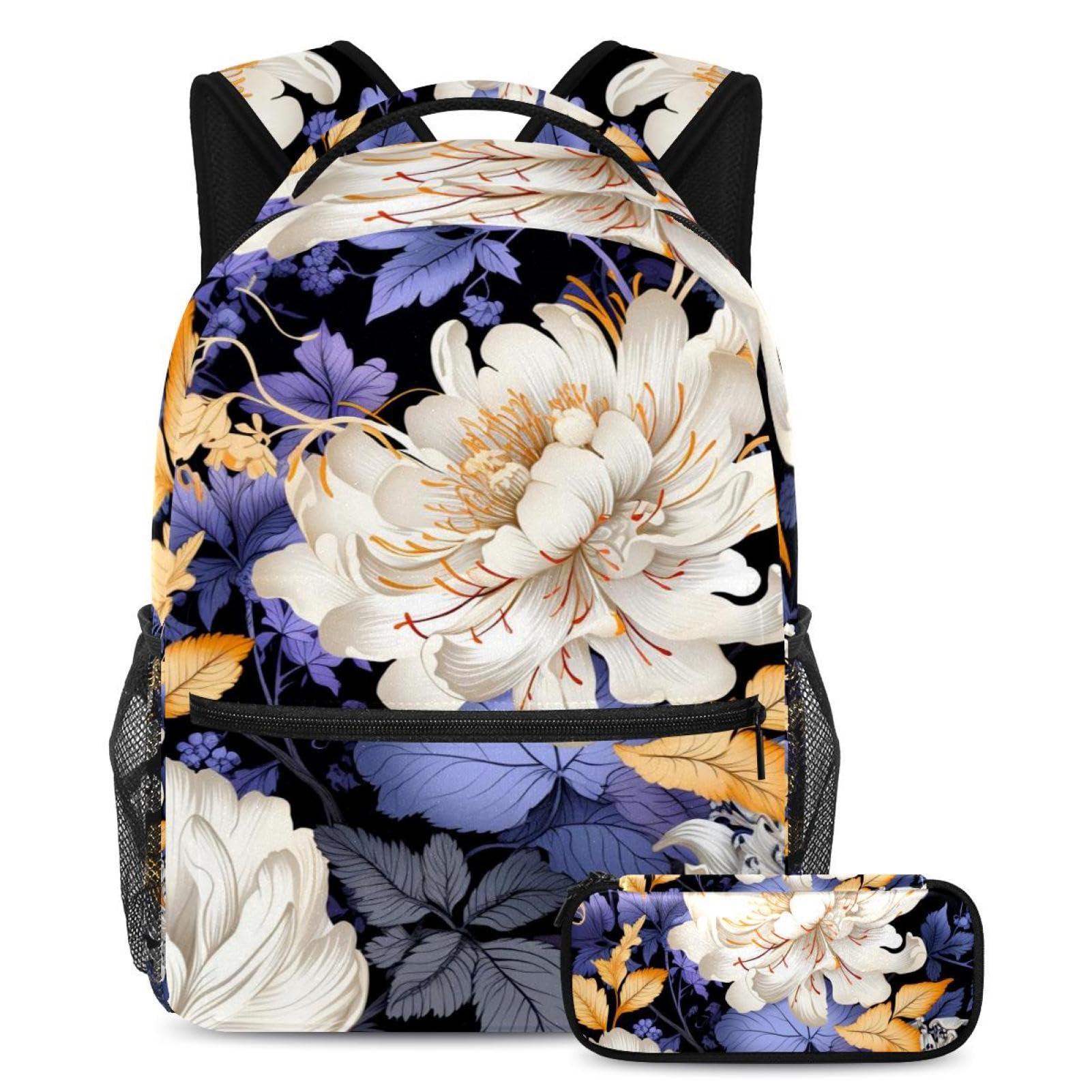 Sac à dos avec trousse à crayons grand format multicolore pour élève - 7