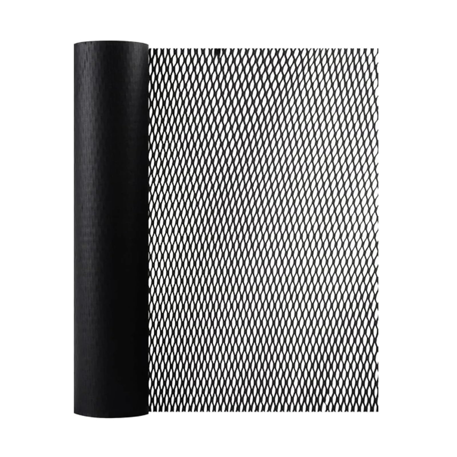 Papierowa folia bąbelkowa, duża rolka, szczelina amortyzująca o strukturze plastra miodu do pakowania wielu rozmiarów(Black,Xw50cm X L10m)