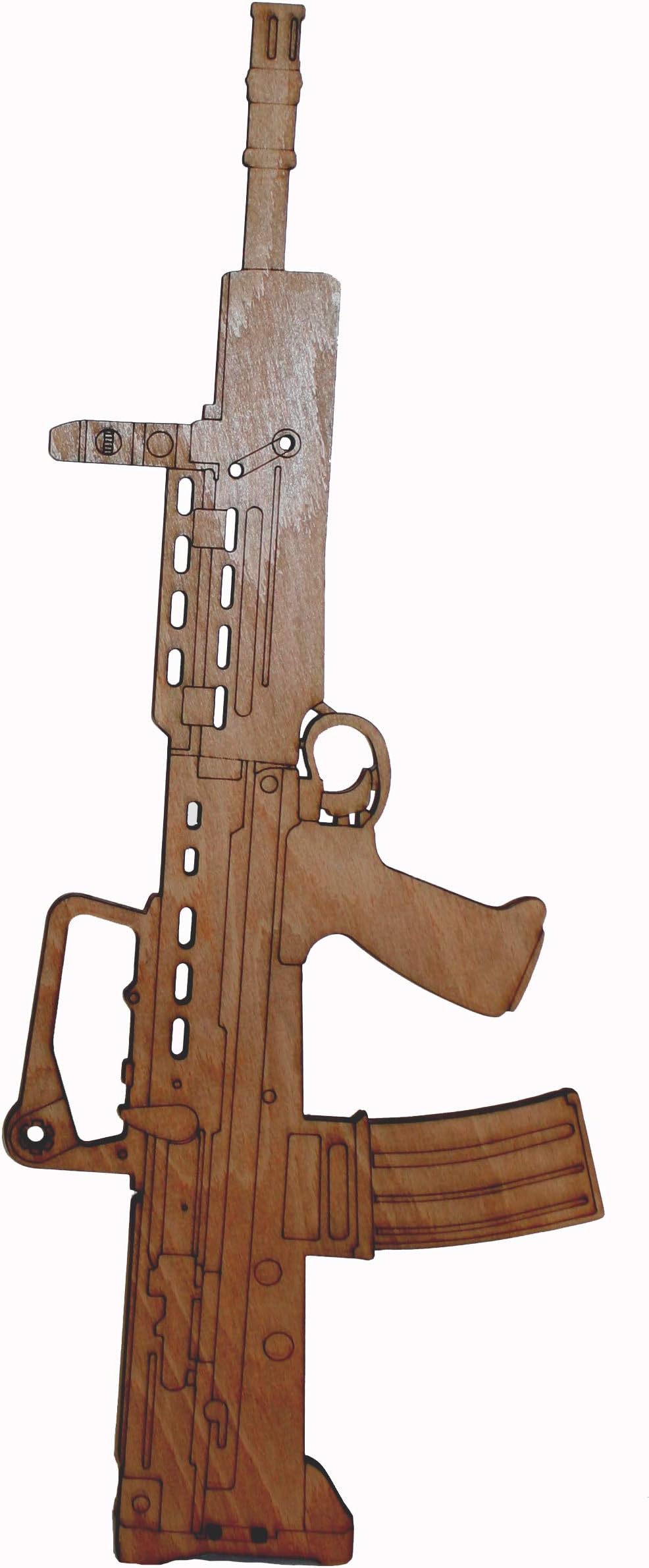 SA80 Trianing Weapon Engraved Wood. #RLC2.