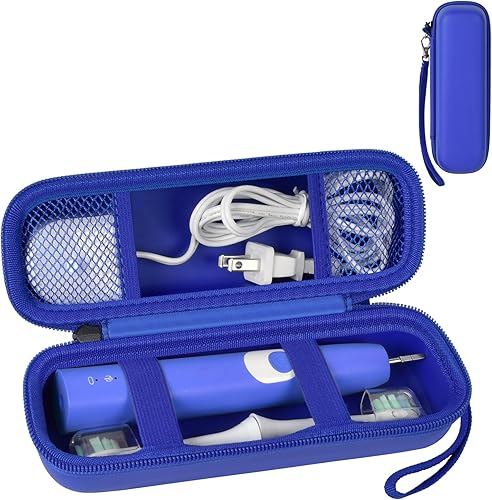 GWCASE Funda de viaje para cepillo de dientes compatible con Oral-B Pro 1000 2000 3000 3500 5000 7500para Philips Sonicare ProtectiveClean 4100 6100
