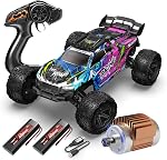 2.4G Voiture de télécommande pour adultes, 1:8 50KM/H Rapide RC Camion avec 2 Batteries, tout terrain hors route Hobby véhicule pour les garçons filles, LED Phares