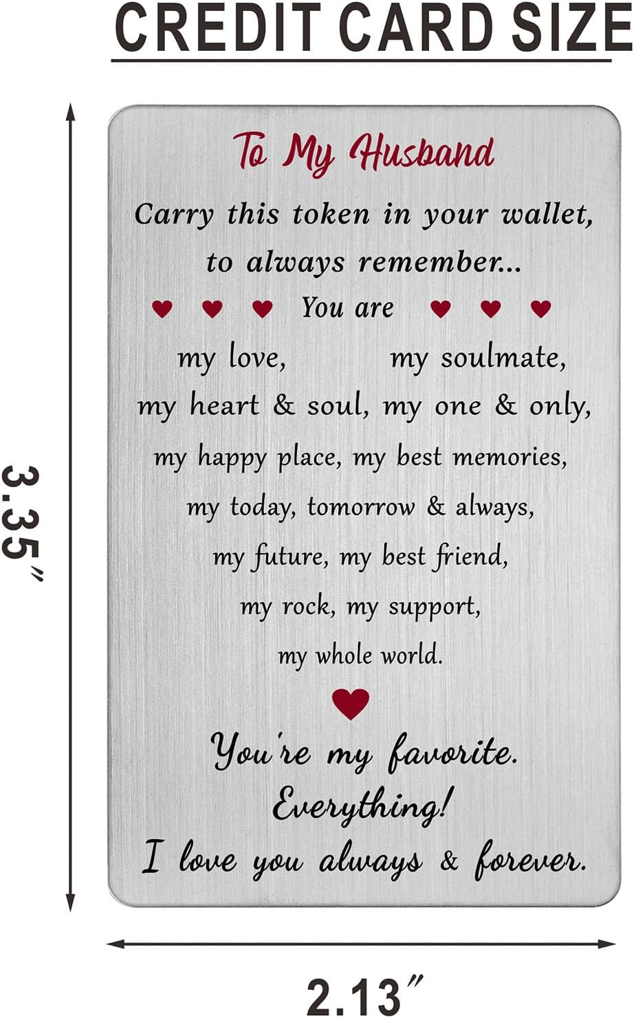 CPLJW Husband Valentines Day Gifts, Valentine's Day Card for Him, Anniversary Card Gift for Husband, I Love You Gifts for Him, Romantic Valentine Anniversary Birthday Cards for Him Men - Image 2
