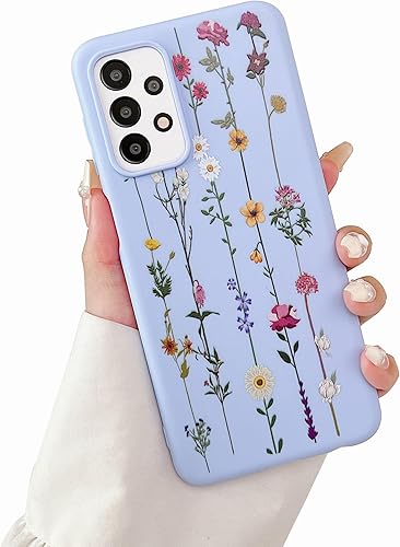 ZTOFERA Funda protectora de silicona flexible para Samsung Galaxy A23 4G5G, bonita funda protectora de silicona flexible para Samsung Galaxy A23