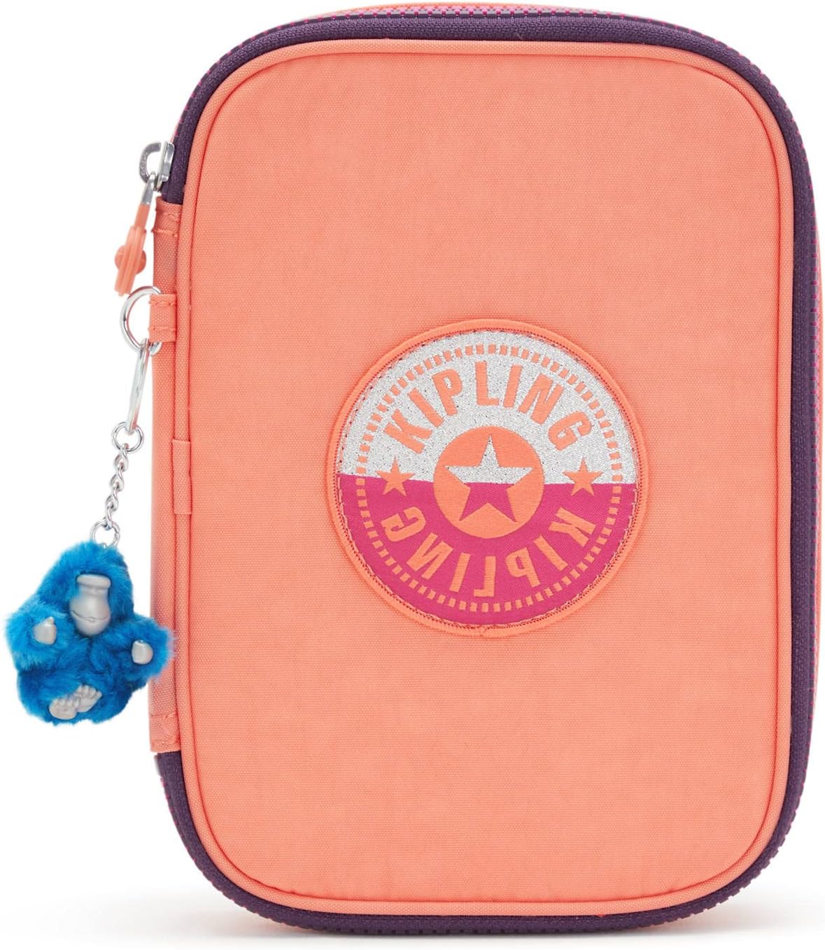 Kipling 100 Pens Case Cool Coral Shade