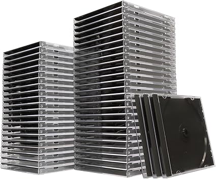 Amazon Co Jp サンワダイレクト Dvd Cdケース 10mm 1枚収納 50枚 プラケース ジャケット収納可 ブラック 0 Fcd024bk パソコン 周辺機器