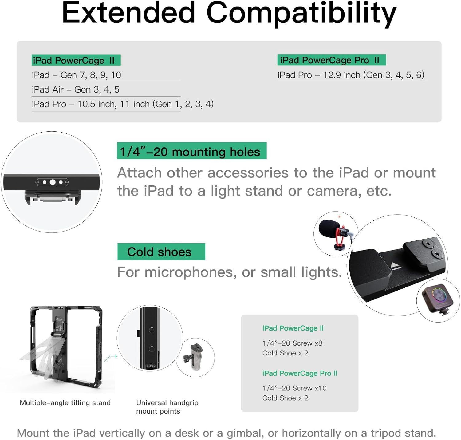 Accsoon Power Cage II for iPad (POWERCAGEII)