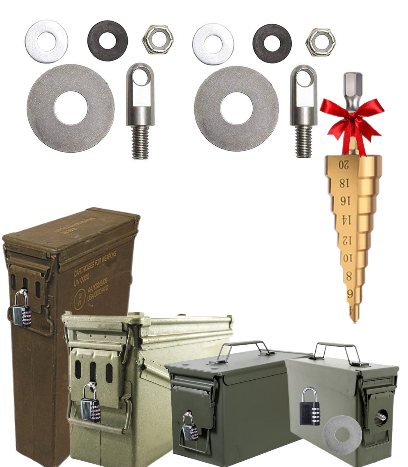 Ammo can Locks Ammo can Lock kit Ammo Box Lock Lock for Ammo can Ammo can Locking Hardware Ammo