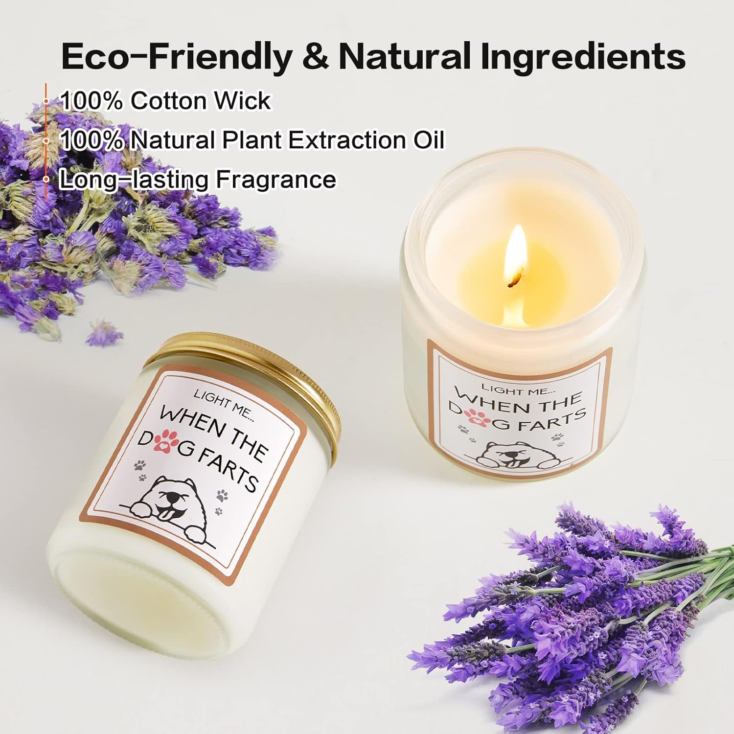 Mom Gifts for Women - Funny Dog Mom & Happy Mothers Day Gift for Dog Lovers - Best Friends, Girlfriend, Sisters, Female Coworker - Relaxing Lavender Scented Candle - Image 4