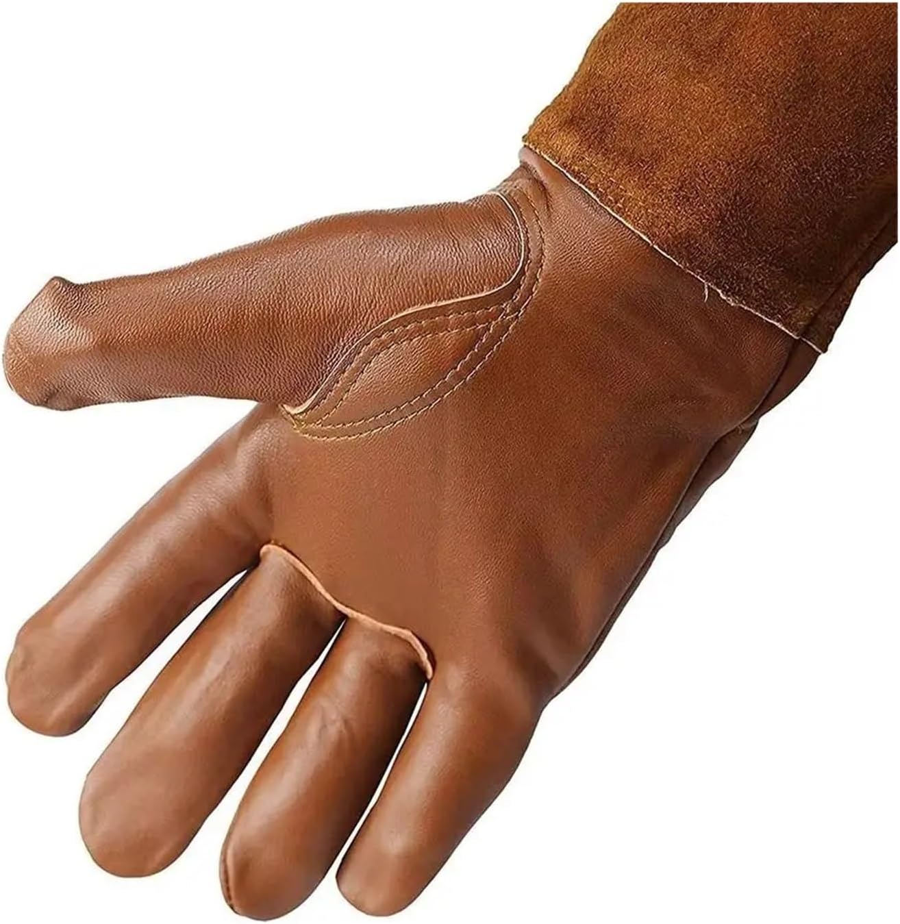Rose Pruning Long Sleeve Gardening Gloves Coffee Non-slip Outdoor Thermal Worker