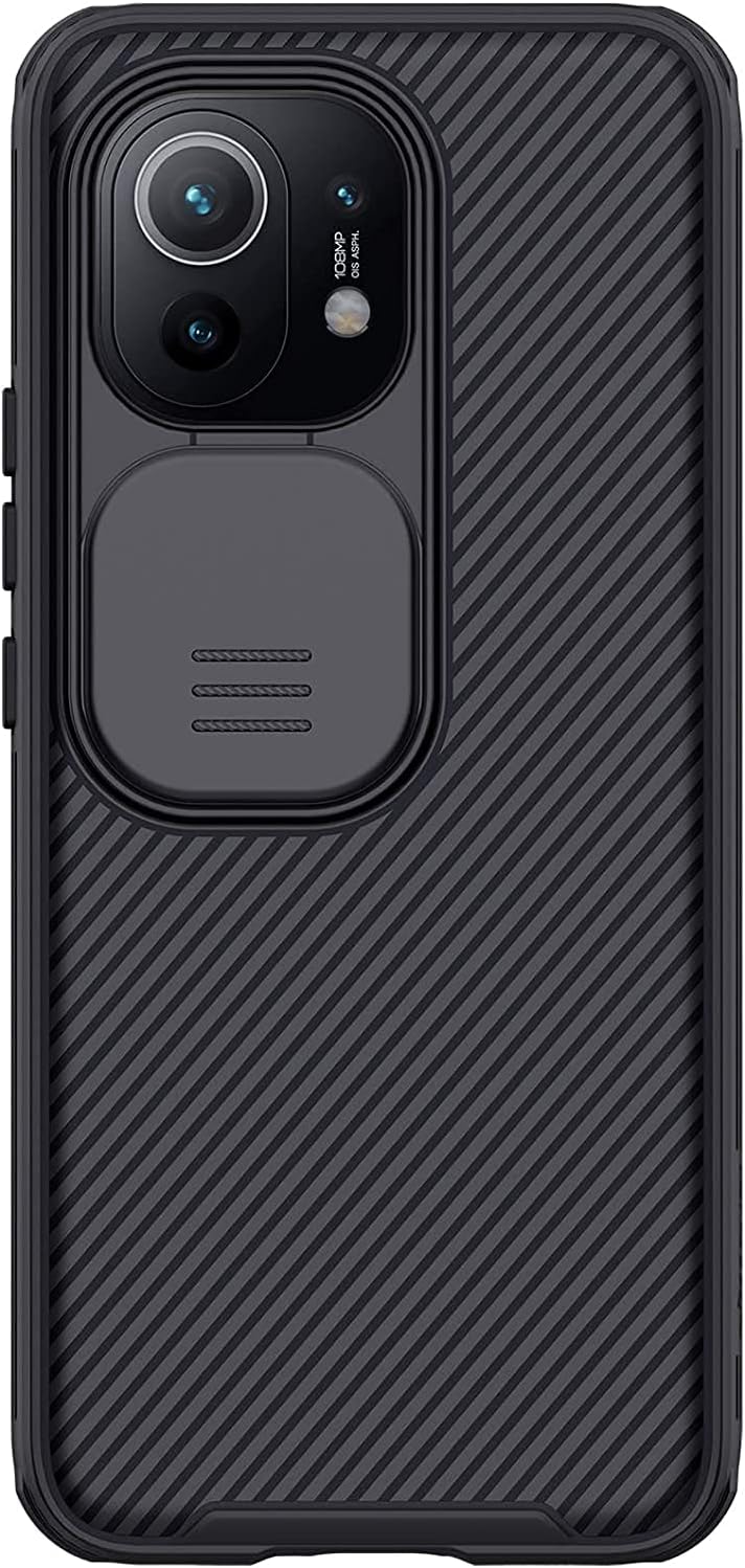 MUZZ Mi 11 Case, Camshield Case with Camera & Privacy Protection | Slide Camera Cover | Slim Fit | Anti Slip | Scratchproof Shockproof Protective Case for Mi 11