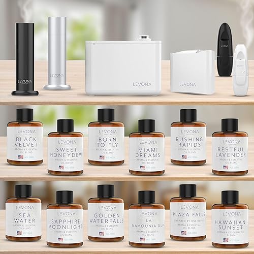 Miniatura 5 de Levona Scent Aceite esencial para difusor Aceite aromático para humidificadores de lujo para el hogar - Aceite aromático para humidificadores -
