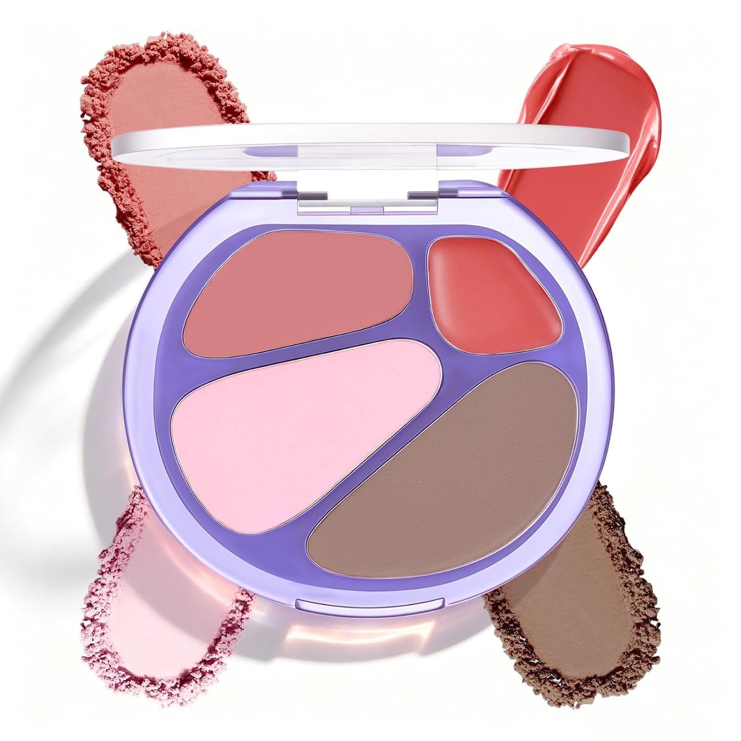Eye & Face Palette - Matte Shades for Eyes & Cheeks