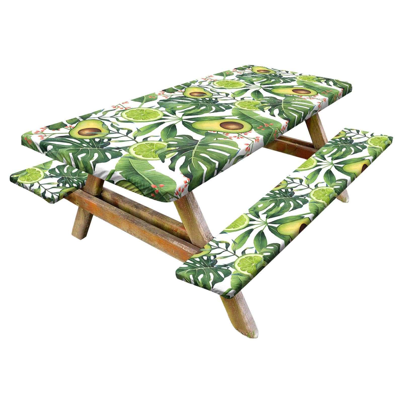 Nappe rectangulaire verte imperméable et coupe-vent 6 pieds pour table de pique-nique