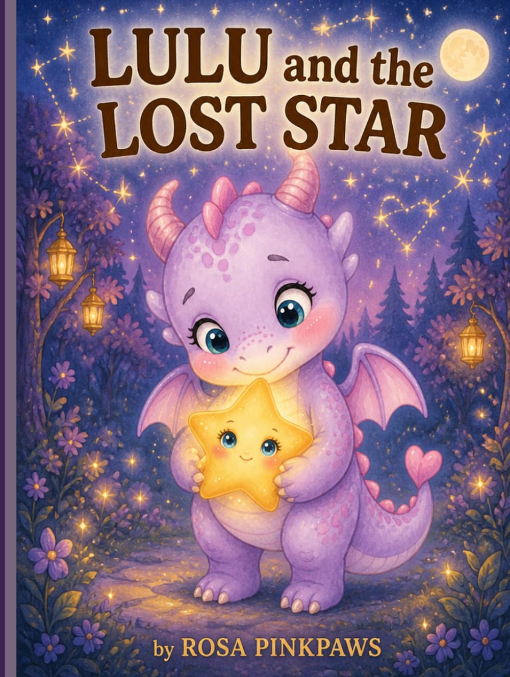 Lulu and the Lost Star: A Heartwarming Dragon Bedtime Story Picture Book About Friendship, Courage & Finding Your Way Home for Kids Ages 4-8 (Lulu's Tiny Sparks)