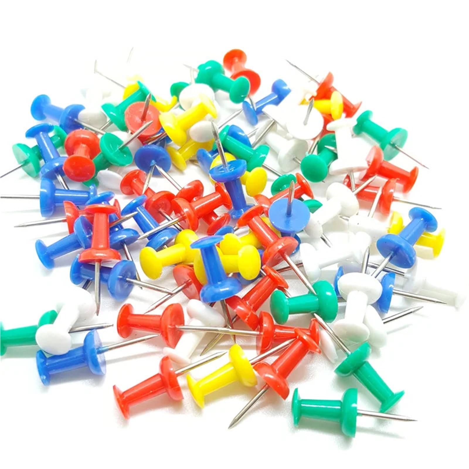Push Pins 100Pcs Multicolor Push Pin Thumbtacks