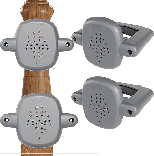 Kit de montaje para puerta de bebé, 2 piezas, sin agujeros, adaptador de barandilla para puerta de bebé, se adapta a postes de 1 12 pulgadas a 3 12