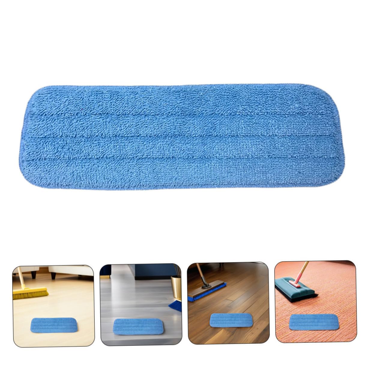 10 Pezzi Panni Microfibra per Scopa, Lavabili e Riutilizzabili | Pavimenti e Laminato, Ricambio Sostituibile, Pulizia Domestica Riducendo Sprechi