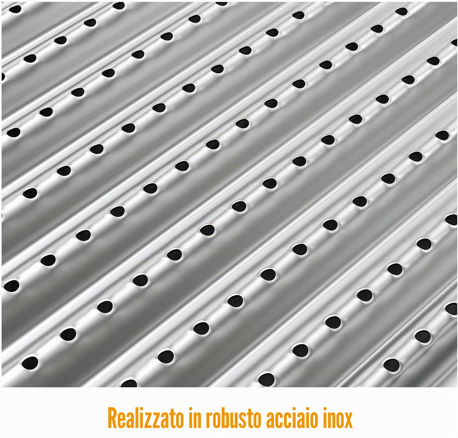 BBQ-PLUS Piastra emettitore a raggi infrarossi per grill Charbroil 463242515, 463367016, 463242516, 466242515, 466242615, 463243016, 463367516, 466242516, 46624242424. 2616, 463346017, acciaio