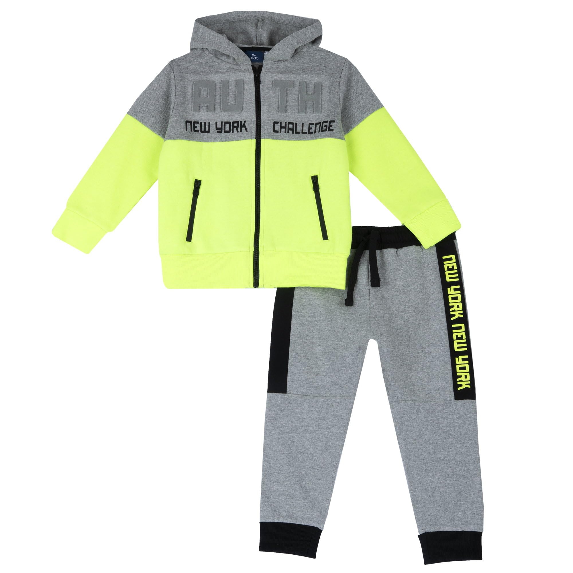 Chicco Conjunto deportivo con sudadera y pantalón para niño, multicolor