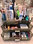 Decorcode Stackable Cosmetics Organizer Drawers, Bathroom Vanity Makeup Organizers and Storage, Ideal for Desk and Dresser Countertops, Great for Palette, Skincare, Lipsticks, Nail Care. Green