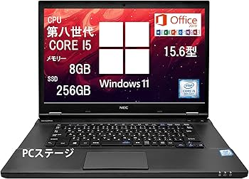【整備済み品】ノートパソコン 富士通 [ PCステージ W.R.K 無線マウス付 整備済み品】ノートパソコン富士通[PCステージW.R.K無線マウス付