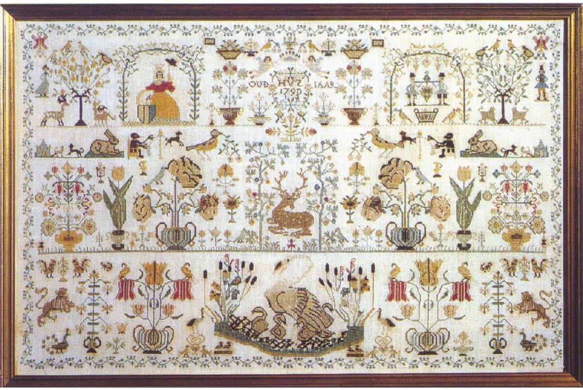 Permin Counted Cross Stitch kit A Dutch Beauty, 59x96cm, DIY, 39-10813