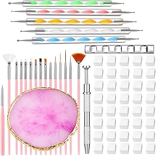 Juego de 73 herramientas de arte de uñas, pal...