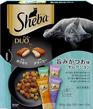 シーバ (Sheba) デュオ キャットフード 成猫用2種200g×36箱セット キャットフード シーバ デュオ 200g 味のお試し5種セット | チャーム