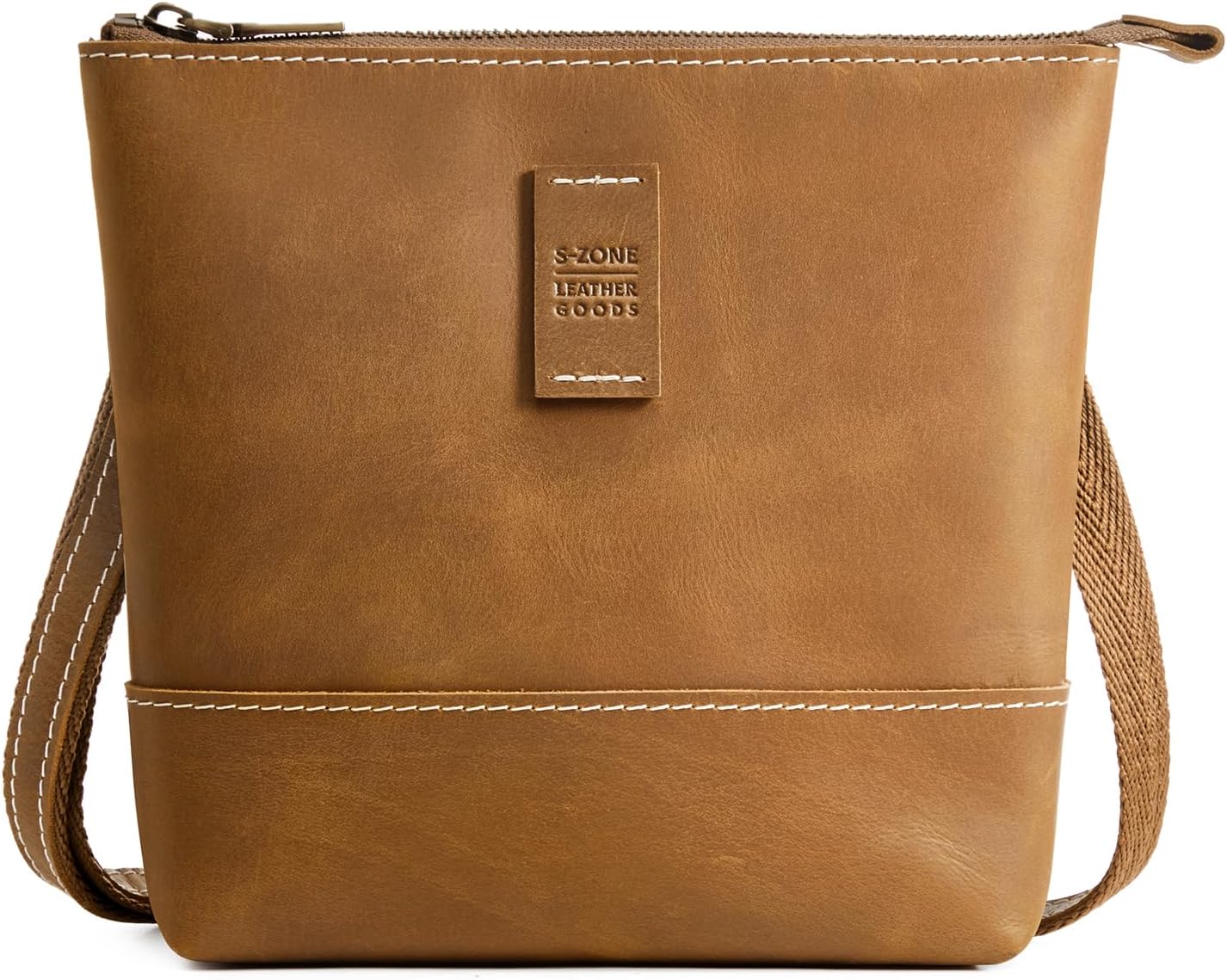 S-ZONE Leather Crossbody Bags for Women Small Over the Shoulder Purses and Handbags Trendy - Image 7