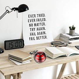 Apqdw Kinetic Desk Toys, 1.54\'\' Kinetic Spinning Desk Toys for Kids Adults, Fidget Toys for Party Favors, Christmas Stocking Stuffers, Easter Basket (39MM, Red-A)